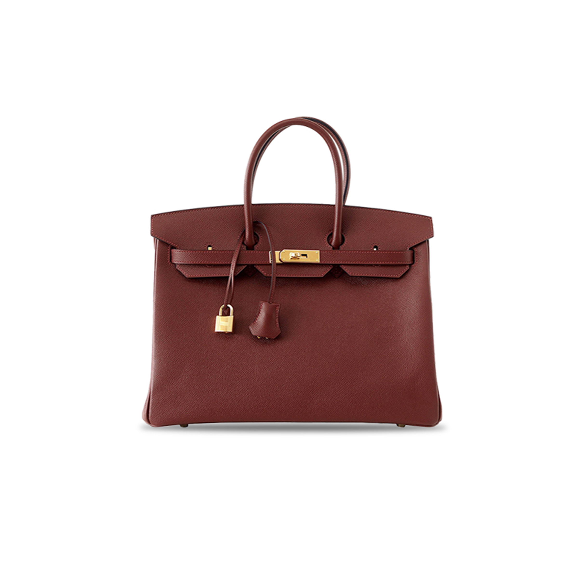 H**mes birkin 40 rouge h togo gold palladium (40cm)